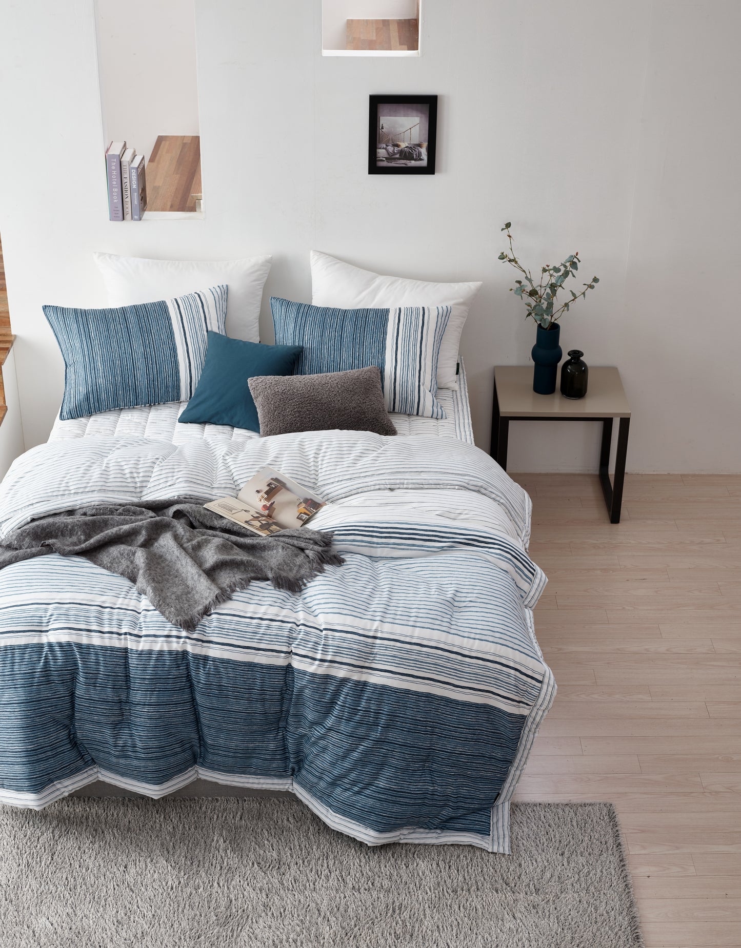 Sky Blue Modal Cotton Comforter