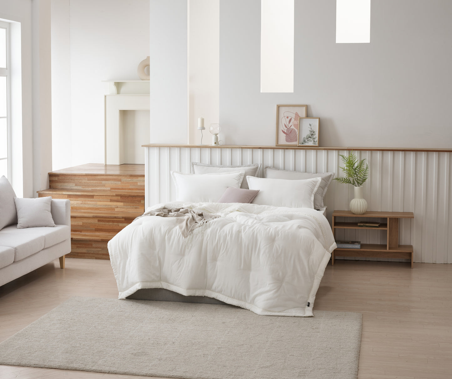 Premium 100% Tencel Modal Comforter Set - White