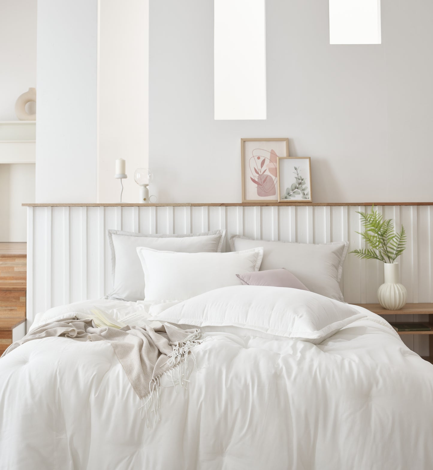 Premium 100% Tencel Modal Comforter Set - White
