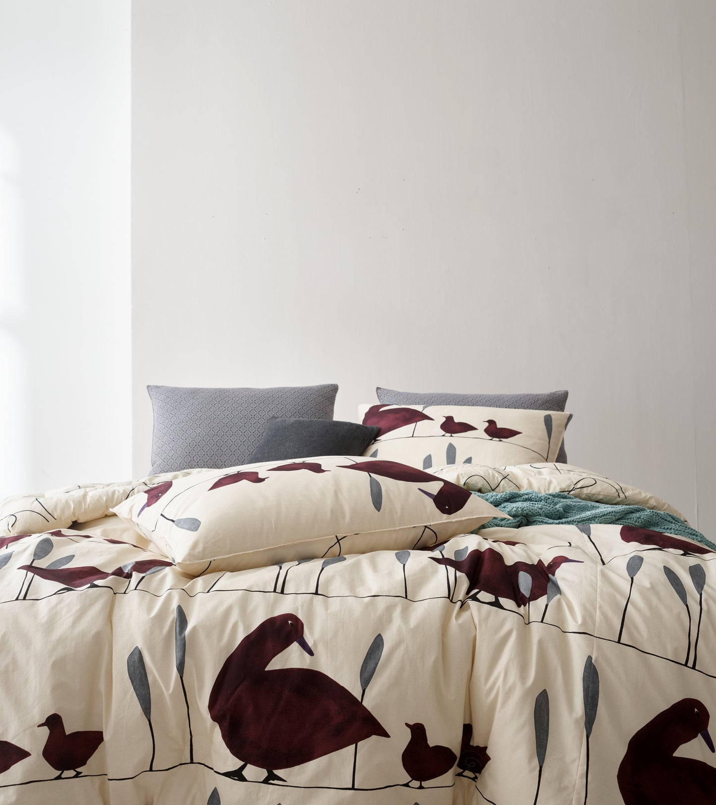 BIO Washing Premium 100% High Density Cotton 100 Comforter Set_Ivory