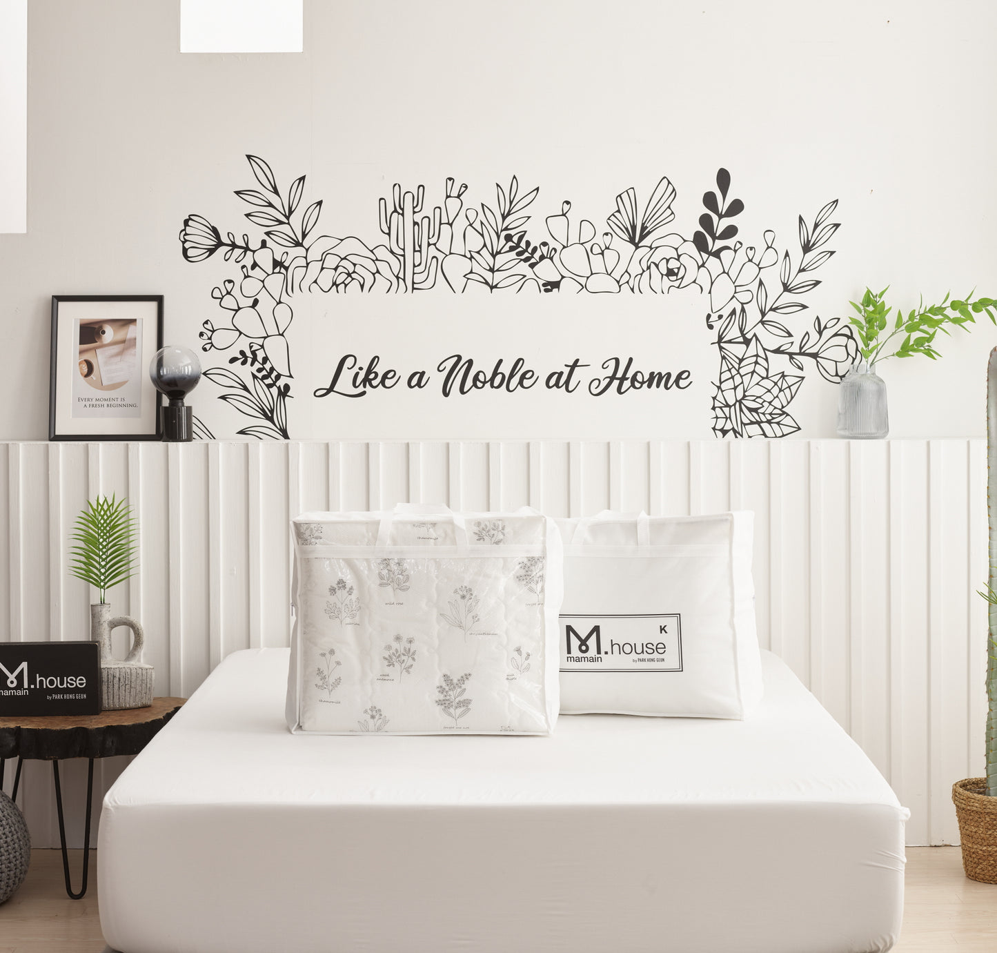 Cool Summer bedding Set_White