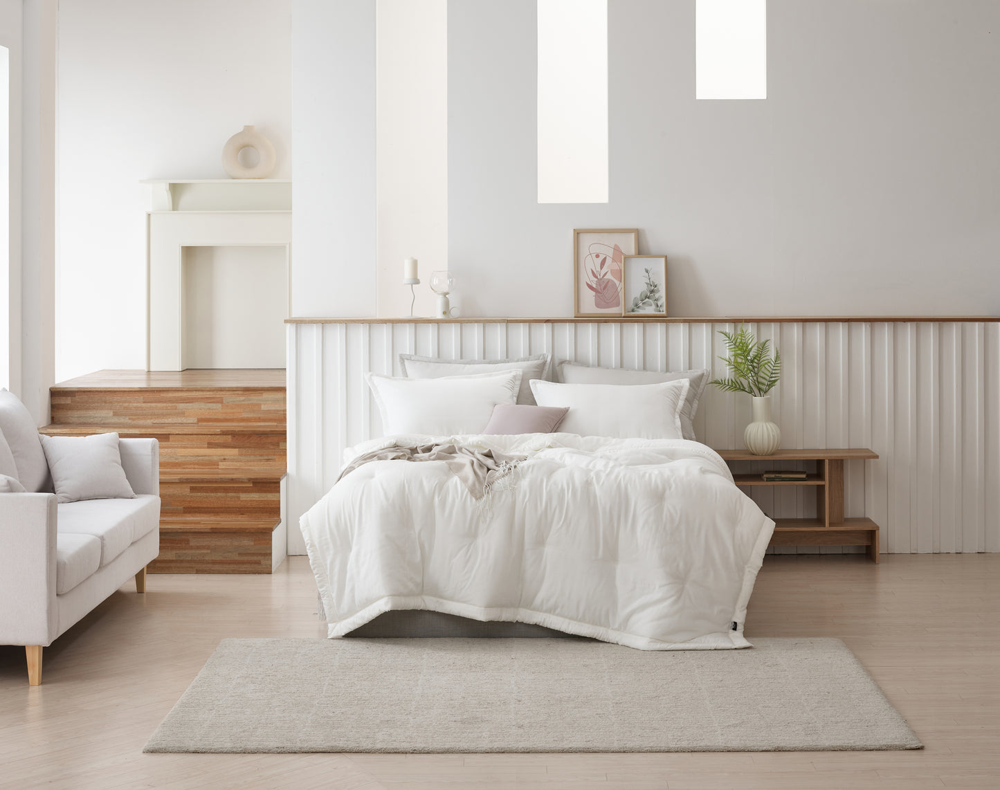 Premium 100% Tencel Modal Comforter Set - White