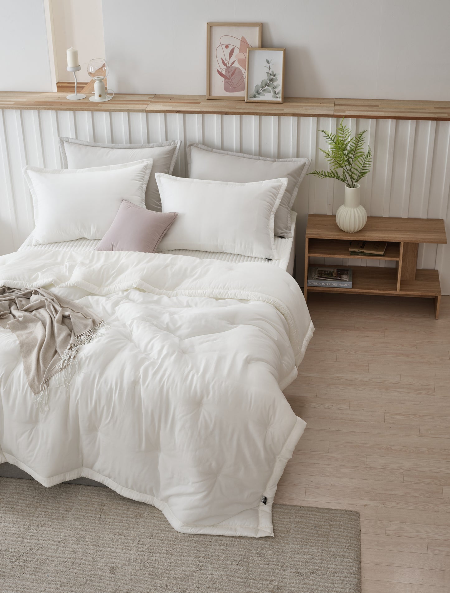 Premium 100% Tencel Modal Comforter Set - White