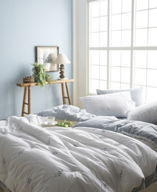 Purecotton_Embroidery 100% Soft Touch Natural Cotton Comforter Set