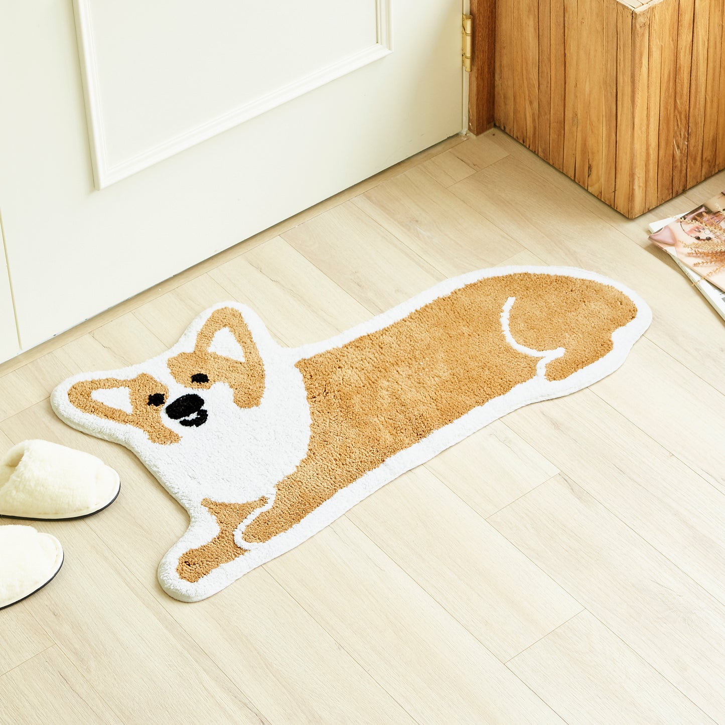 Cotton 100 Bath Mat / Rug _Doggy