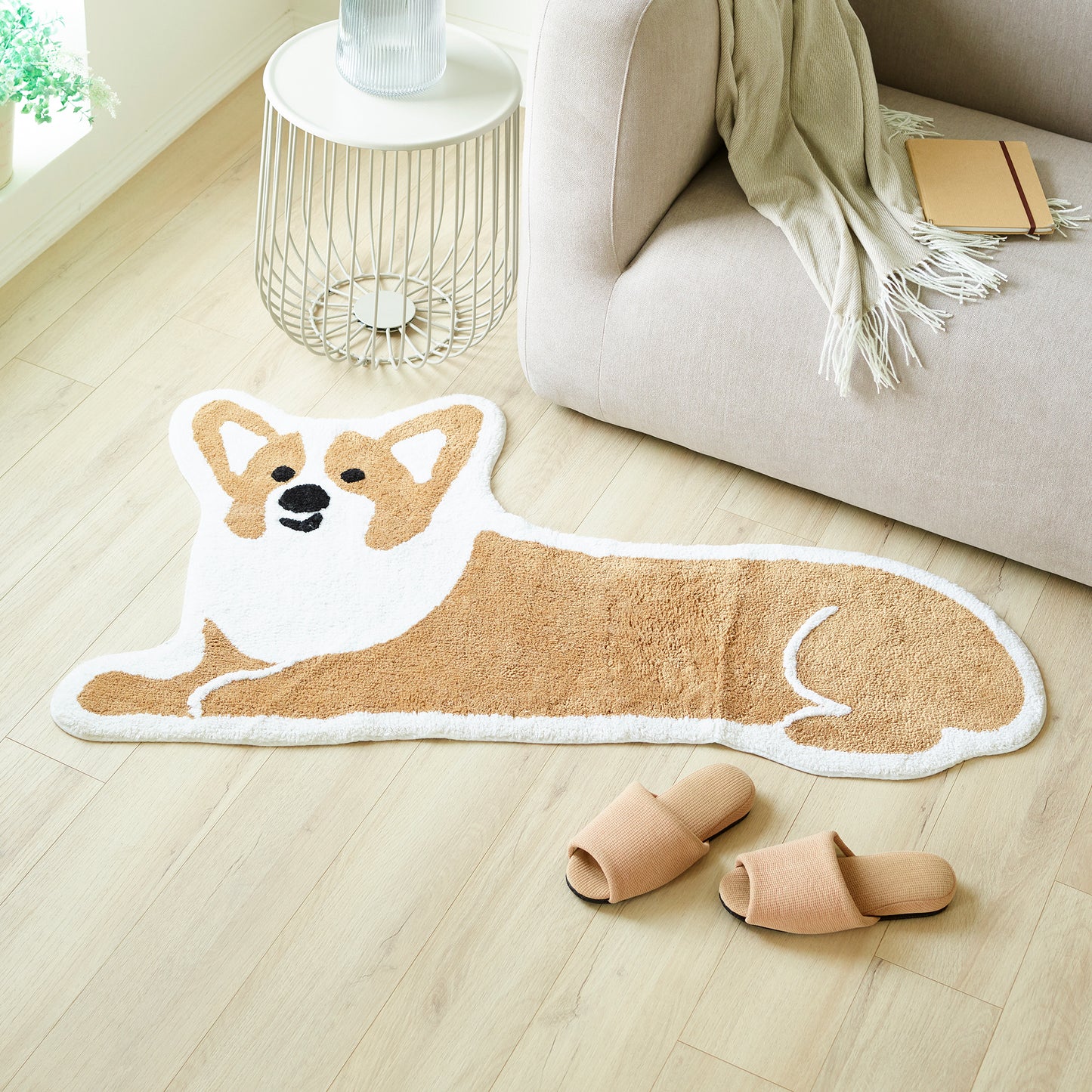 Cotton 100 Bath Mat / Rug _Doggy