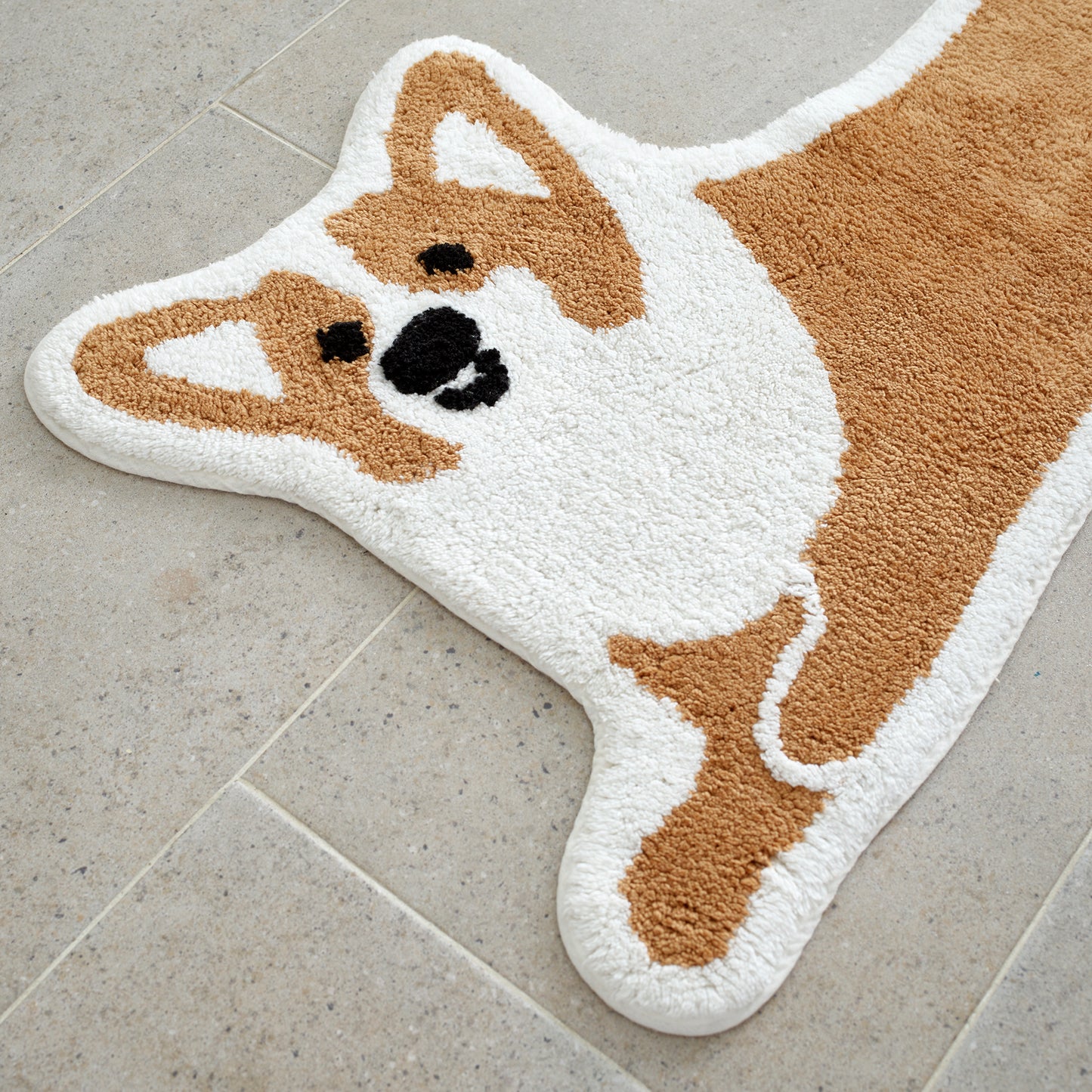 Cotton 100 Bath Mat / Rug _Doggy