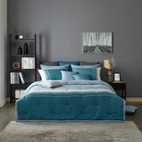 Blue Garden Modal Cotton Comforter Set