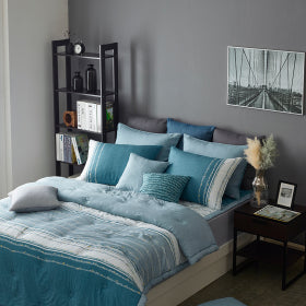 Blue Garden Modal Cotton Comforter Set