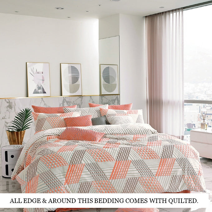 Plaid Mink Touch Comforter Set