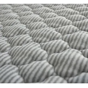 Double/ Queen Air Velour Micromink Mattress Pad_Grey