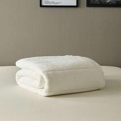 Soft Wool Like Mattress Pad_Ivory