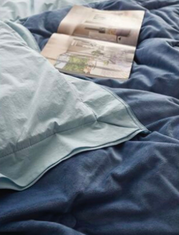New Style Premium 100's Cotton & Micromink Comforter Set