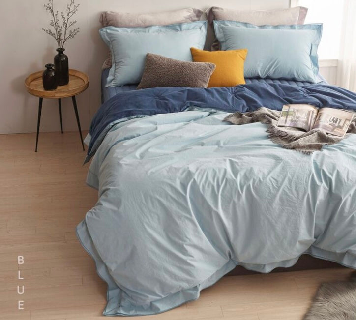 New Style Premium 100's Cotton & Micromink Comforter Set