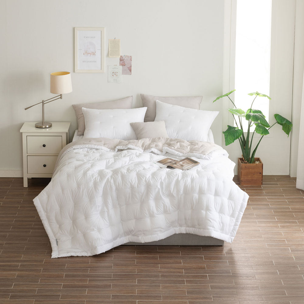 Premium 100% Tencel Modal Comforter Set_White