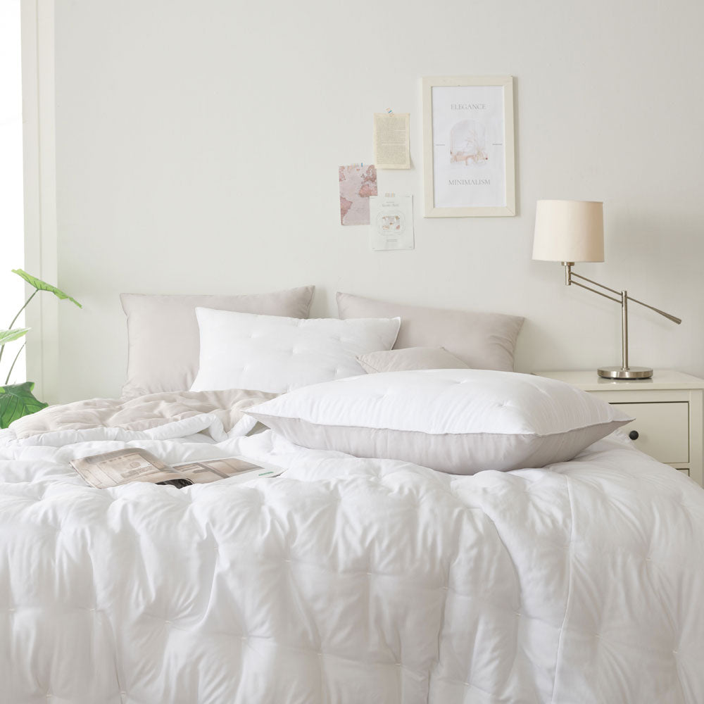 Premium 100% Tencel Modal Comforter Set_White