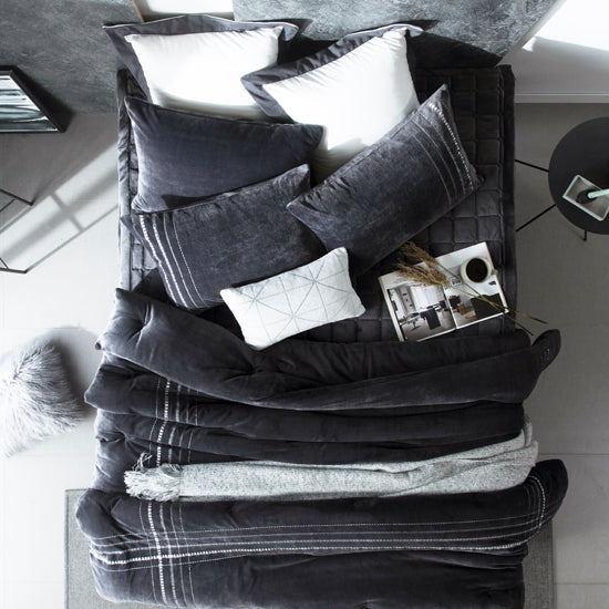 Hotel Style Velour Micro-mink Touch Duvet Cover Set_Single/Queen