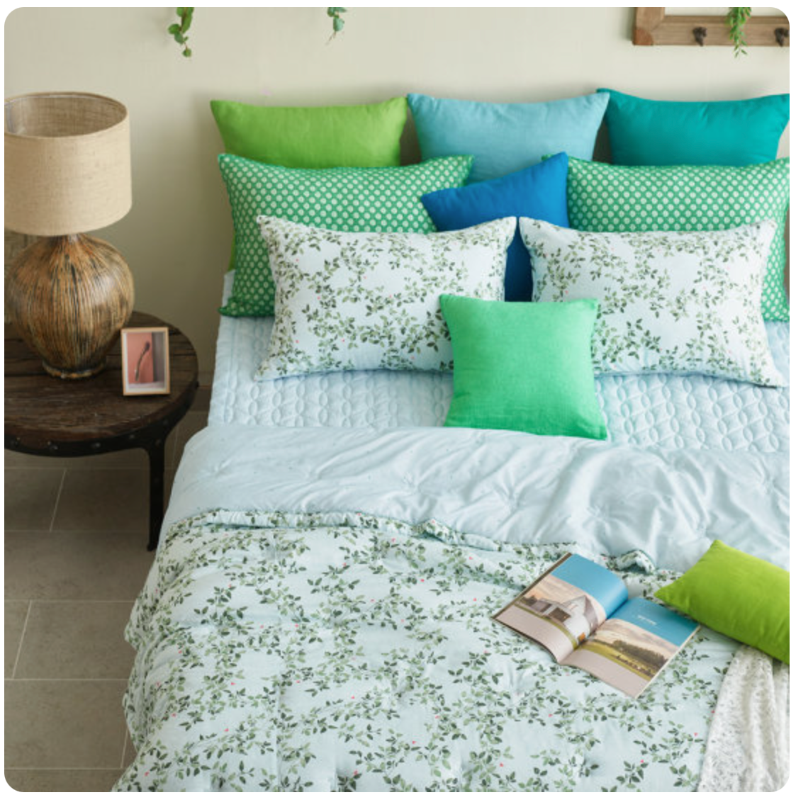 100% Tencel Modal Super Soft Summer bedding Set_Green