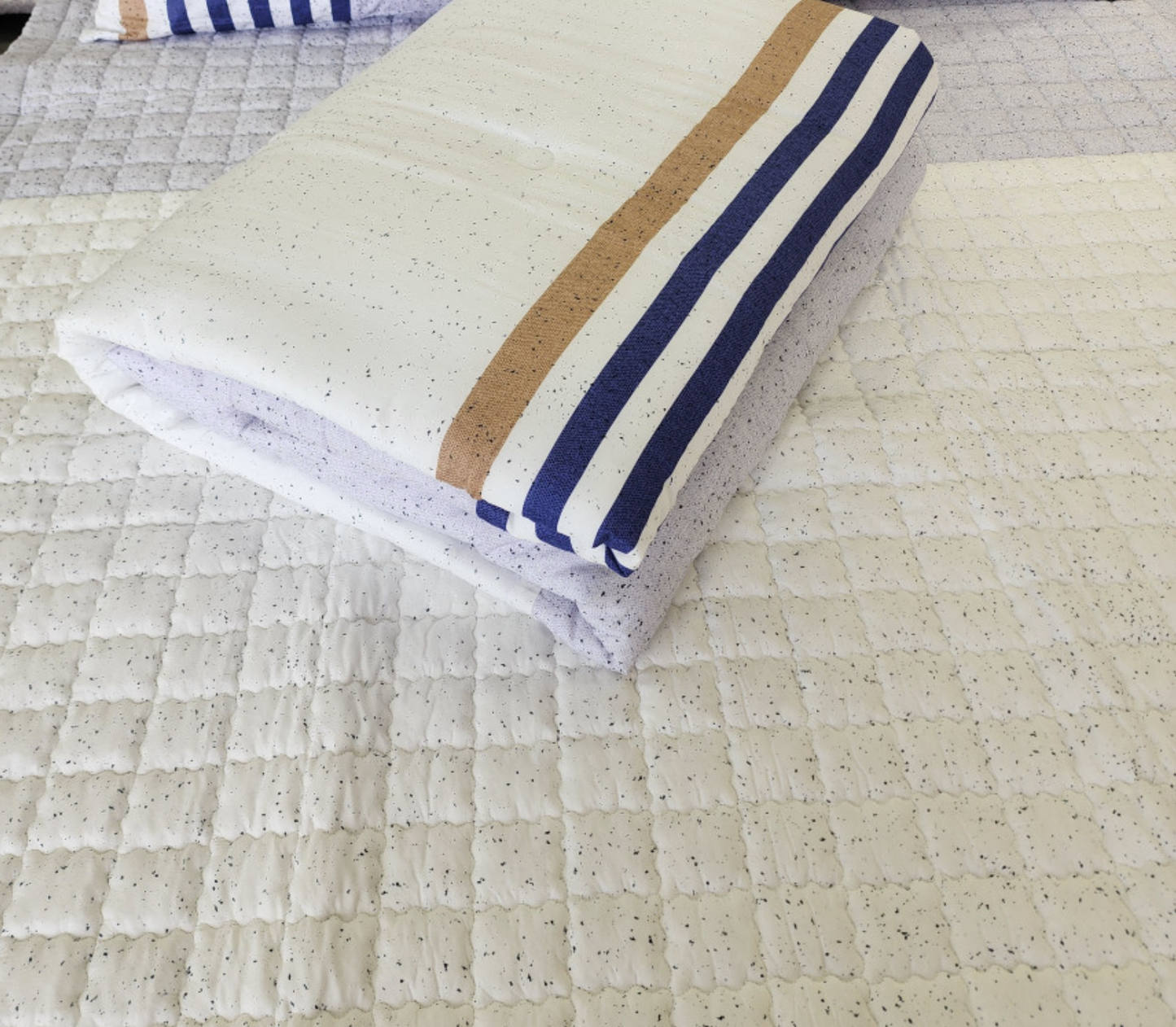 Premium Tencel Modal Stripe Comforter Set
