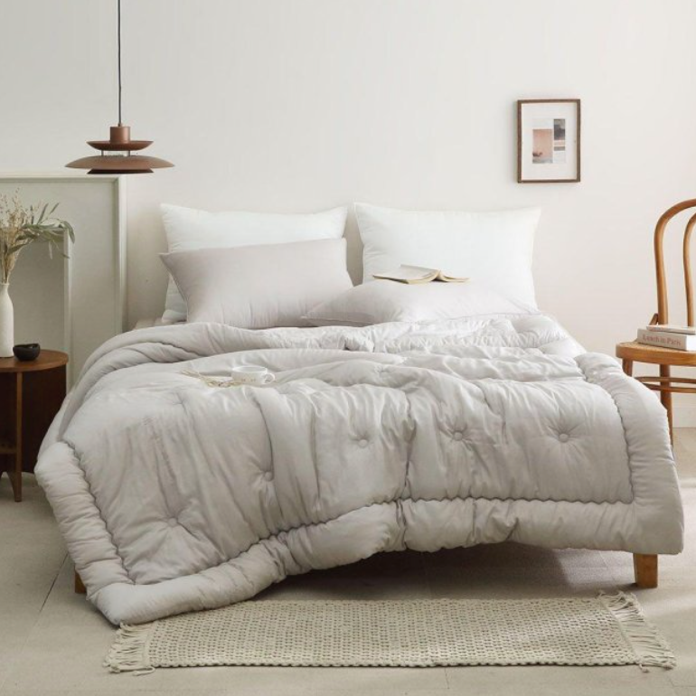 Premium 100% Tencel Modal Comforter Set - Double/Queen / Grey
