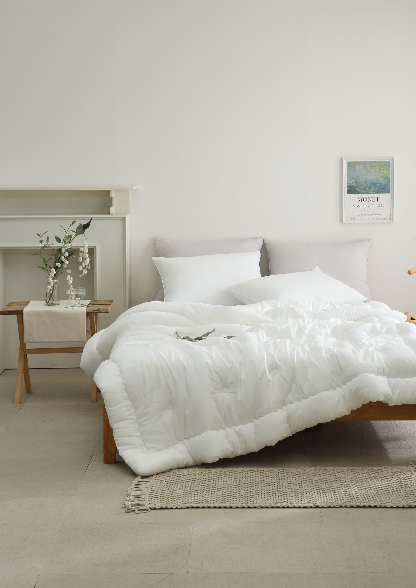 Premium 100% Tencel Modal Comforter Set - Double/Queen / Grey