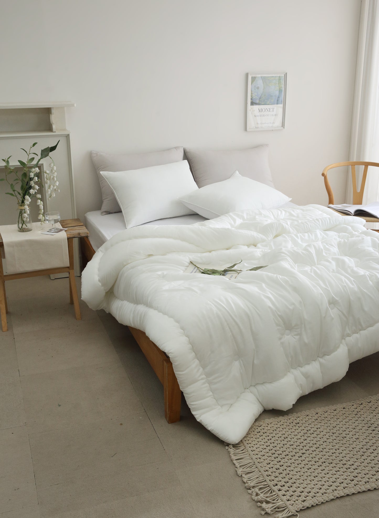 Premium 100% Tencel Modal Comforter Set - Double/Queen / Grey