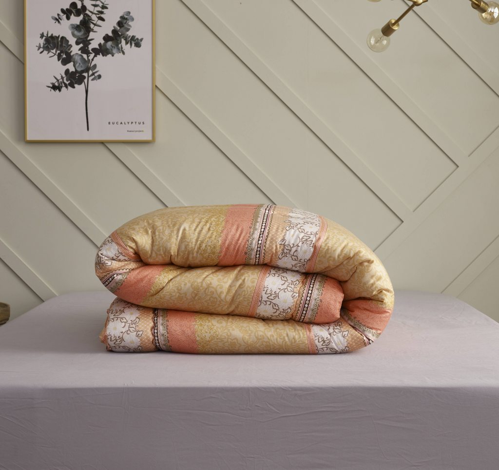 Sky Gold Silky Mirco-modal Queen Comforter