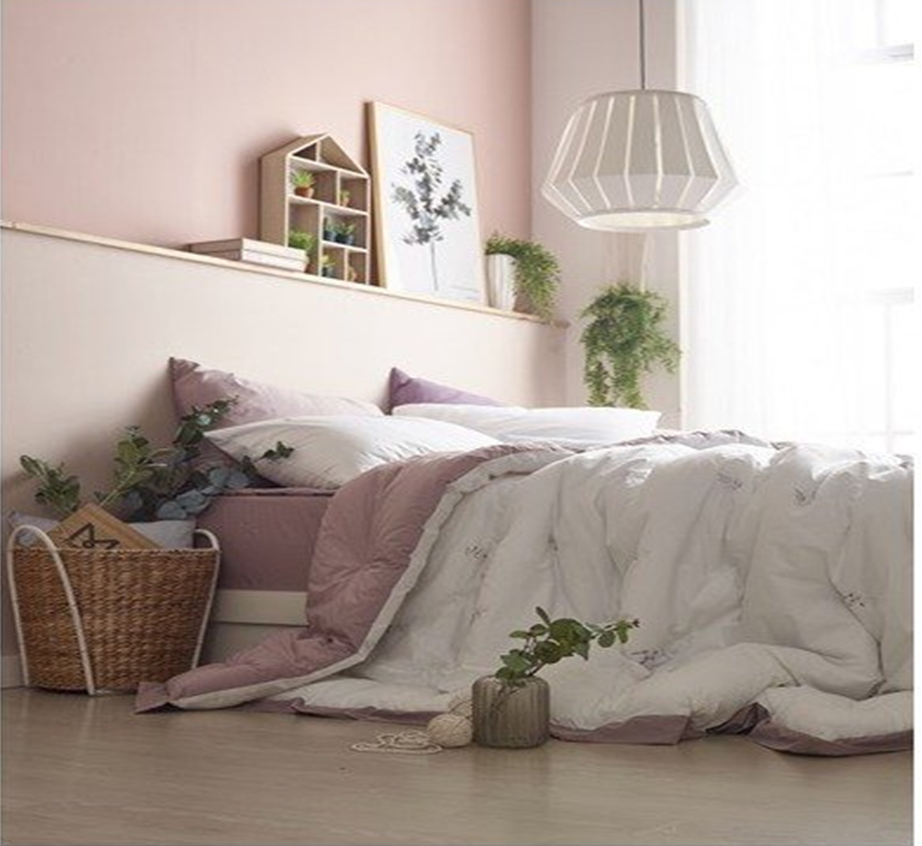 Purecotton_Embroidery 100% Soft Touch Natural Cotton Comforter Set