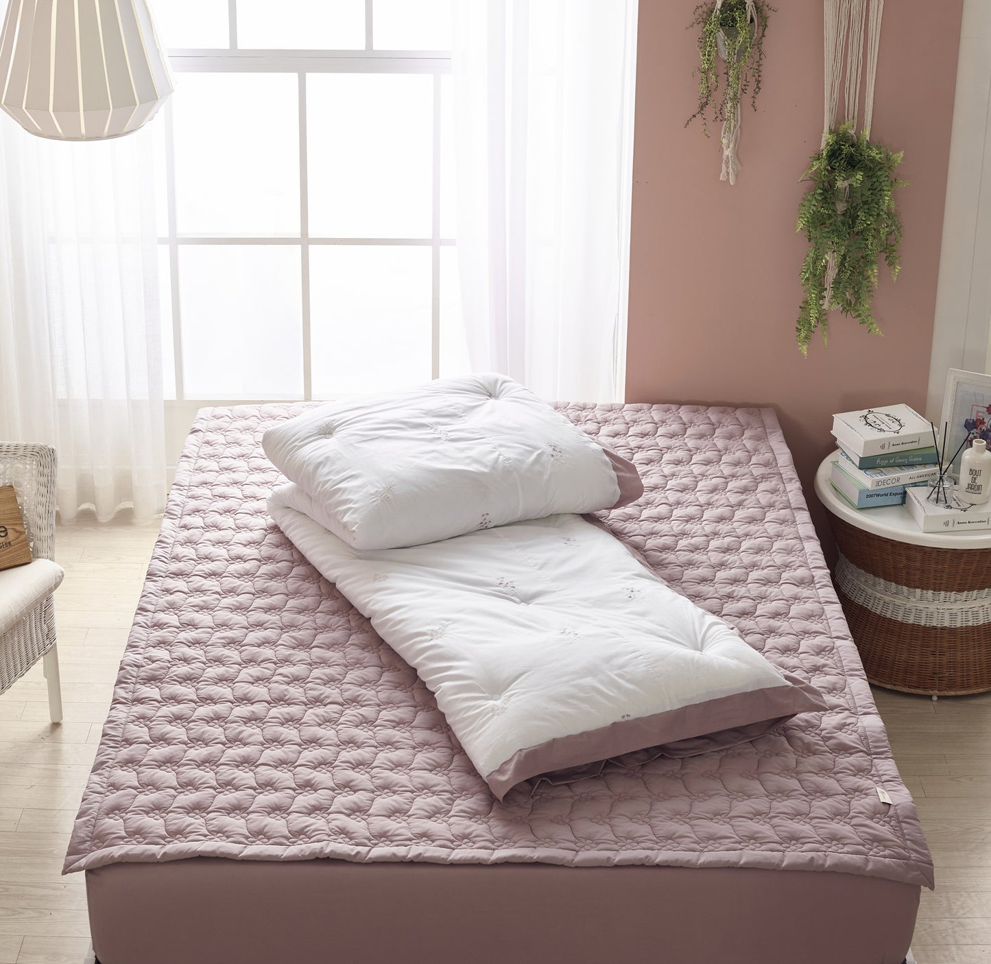 Purecotton_Embroidery 100% Soft Touch Natural Cotton Comforter Set