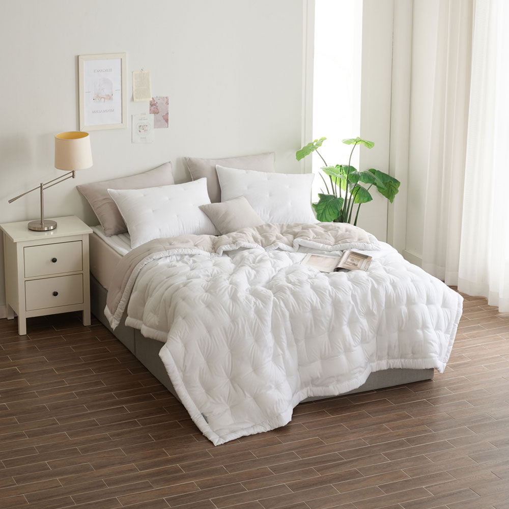 Premium 100% Tencel Modal Comforter Set_Beige