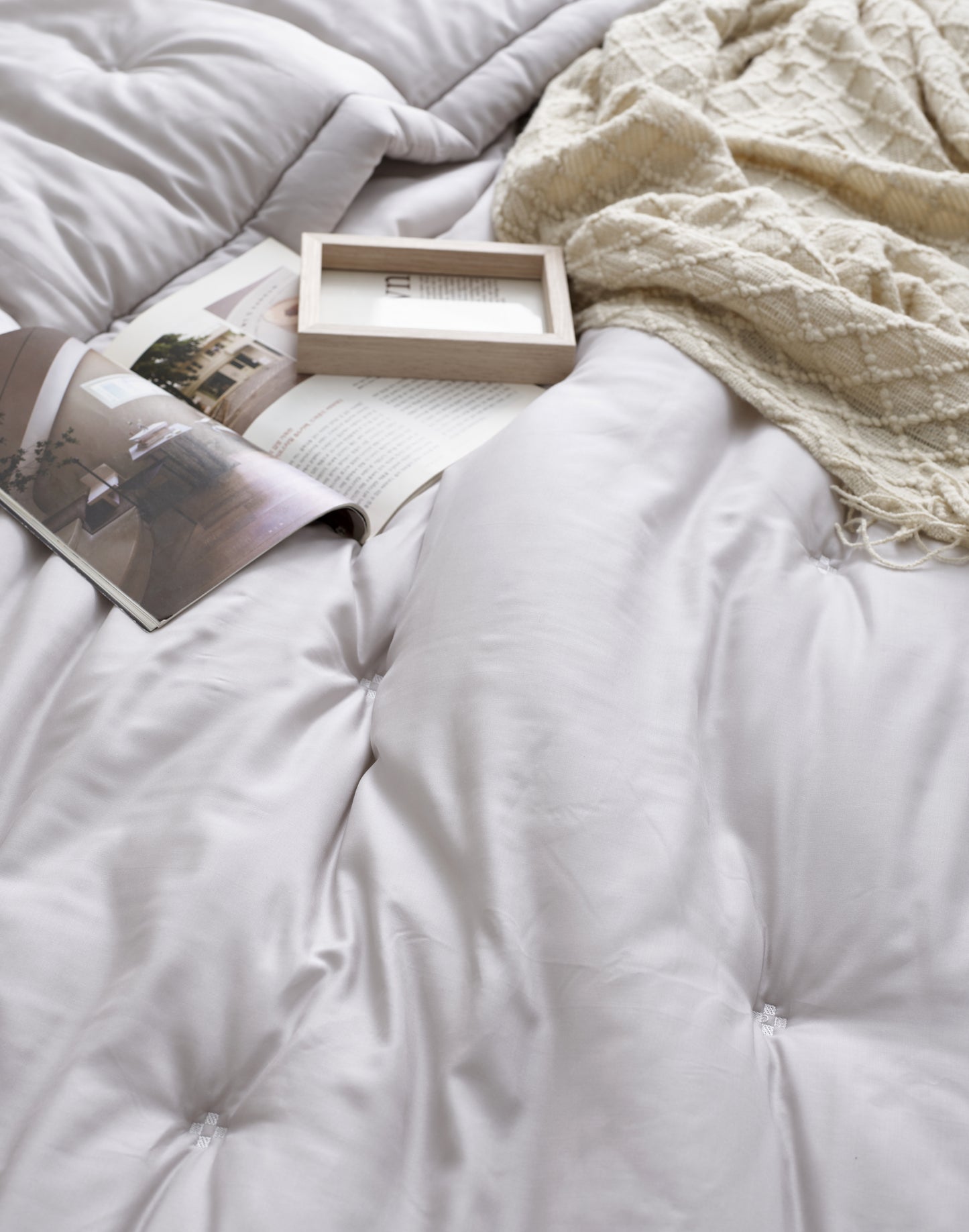 [NEW] Premium 100% Tencel Modal Comforter Set - Grey