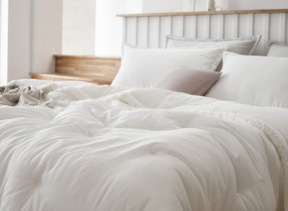 [SPECIAL] Premium 100% Tencel Modal Comforter Set - White