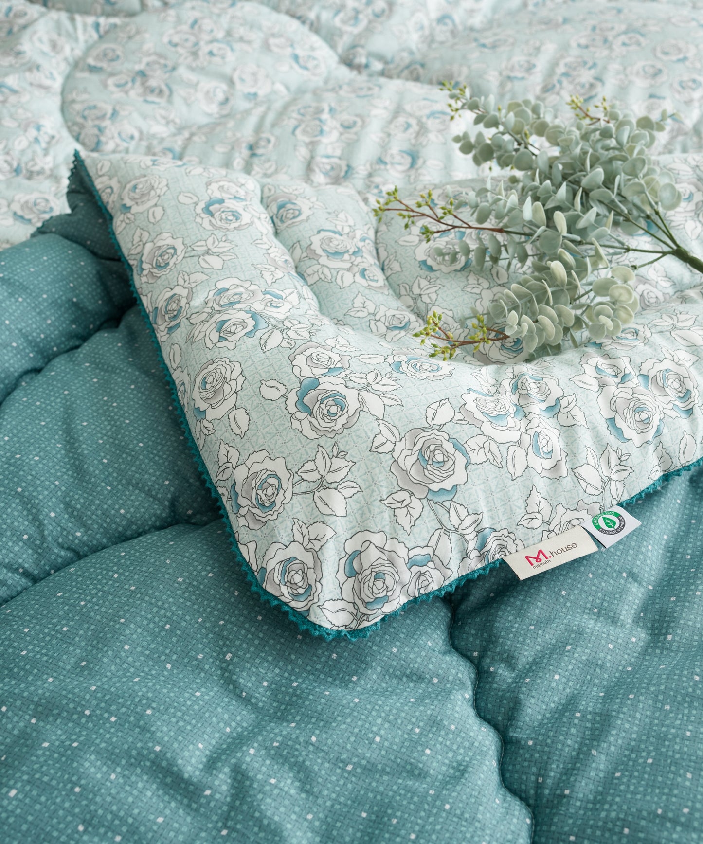 [ORGANIC Cotton] Rose Garden Comforter Set