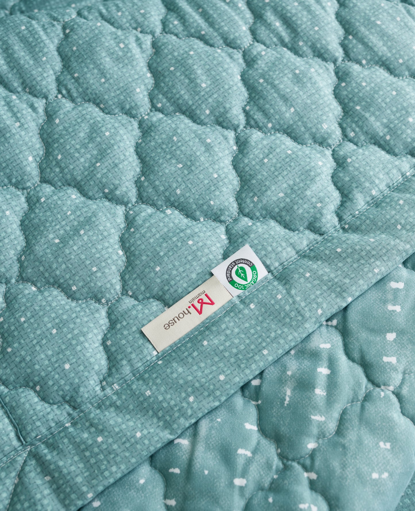 [ORGANIC Cotton] Mattress Pad_Green