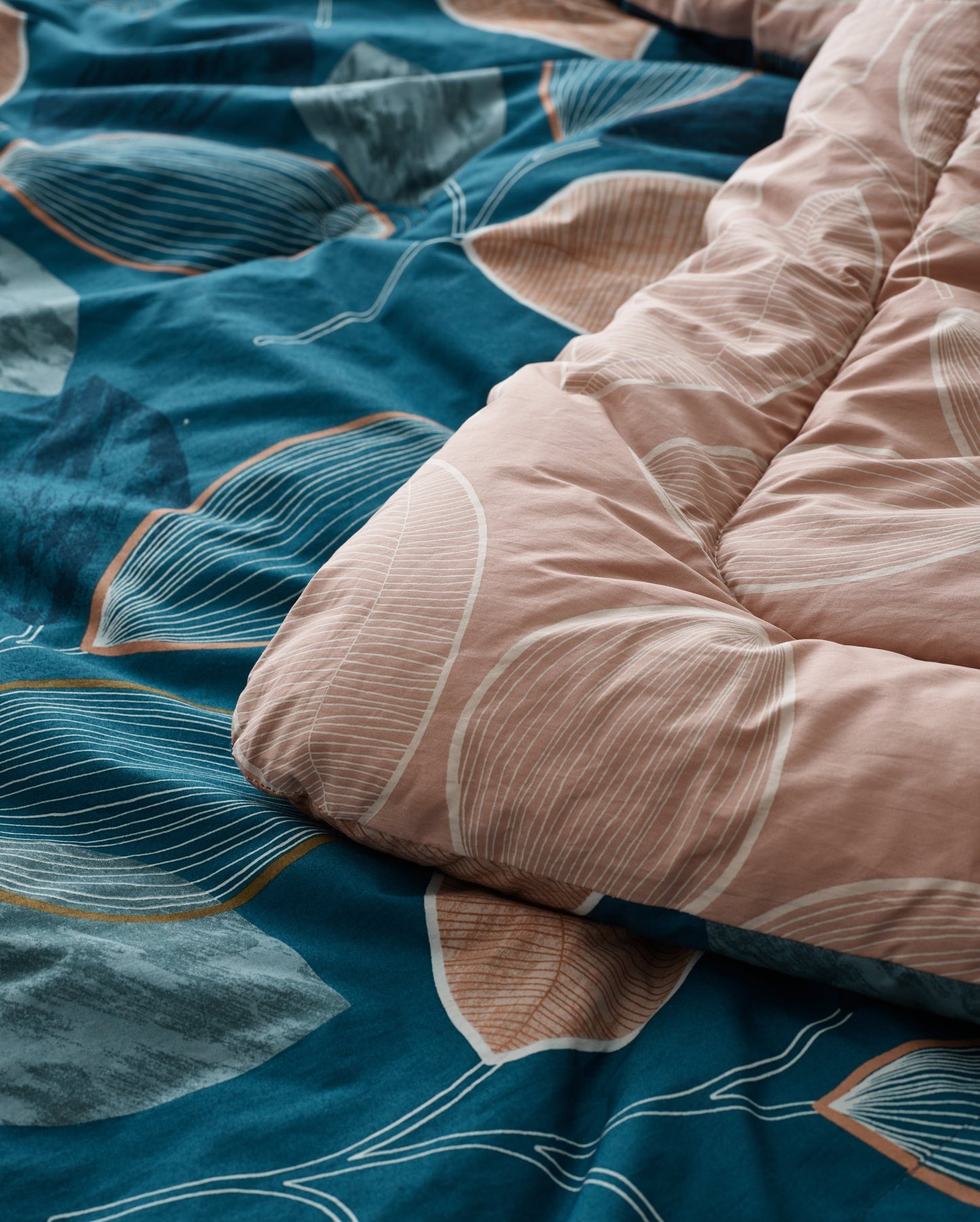 [NEW] BIO Washing Premium 100% High Density Cotton 100  Comforter Set_Indi Pink