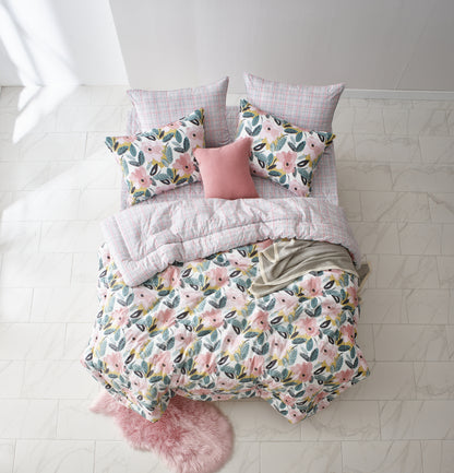 [NEW] BIO Washing Premium 100% High Density Cotton 100  Comforter Set_Flower