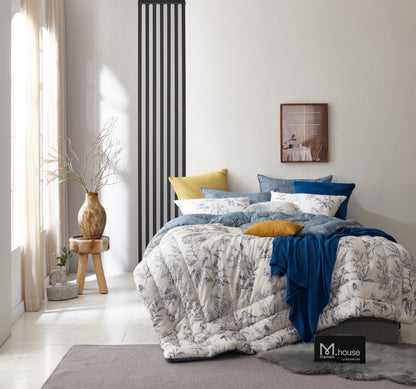 [NEW] PURE COTTON 100  Comforter Set - Reversible Design