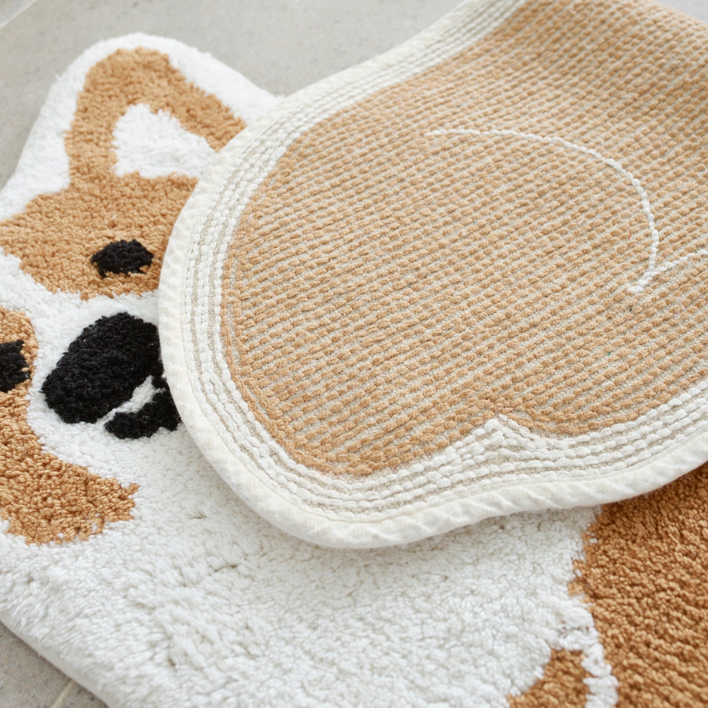 Cotton 100 Bath Mat / Rug _Doggy