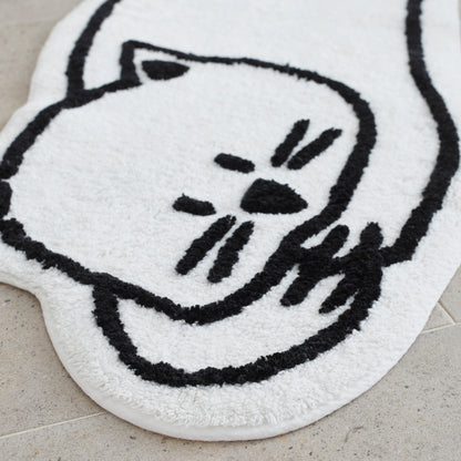 Cotton 100 Bath Mat / Rug _Kitty