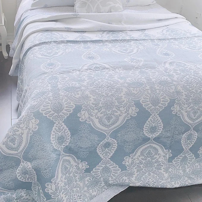 [Premium] 100% Korean Art Silk blanket set / Queen