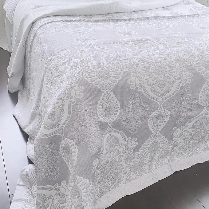 [Premium] 100% Korean Art Silk blanket set / Queen