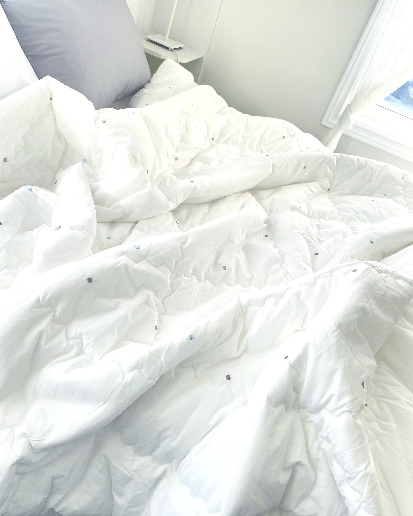 [Pure Cotton] White Comforter