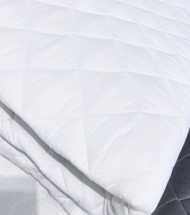 Premium Cotton100 white King Size  Pad with Anti-Slip Dot
