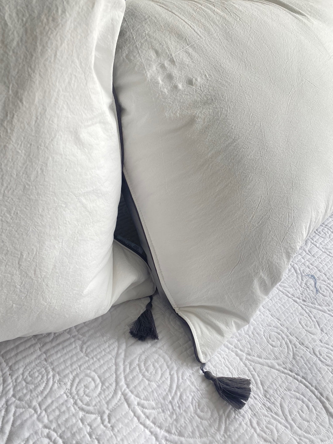 Premium 100% High Density Cotton Comforter Set_White