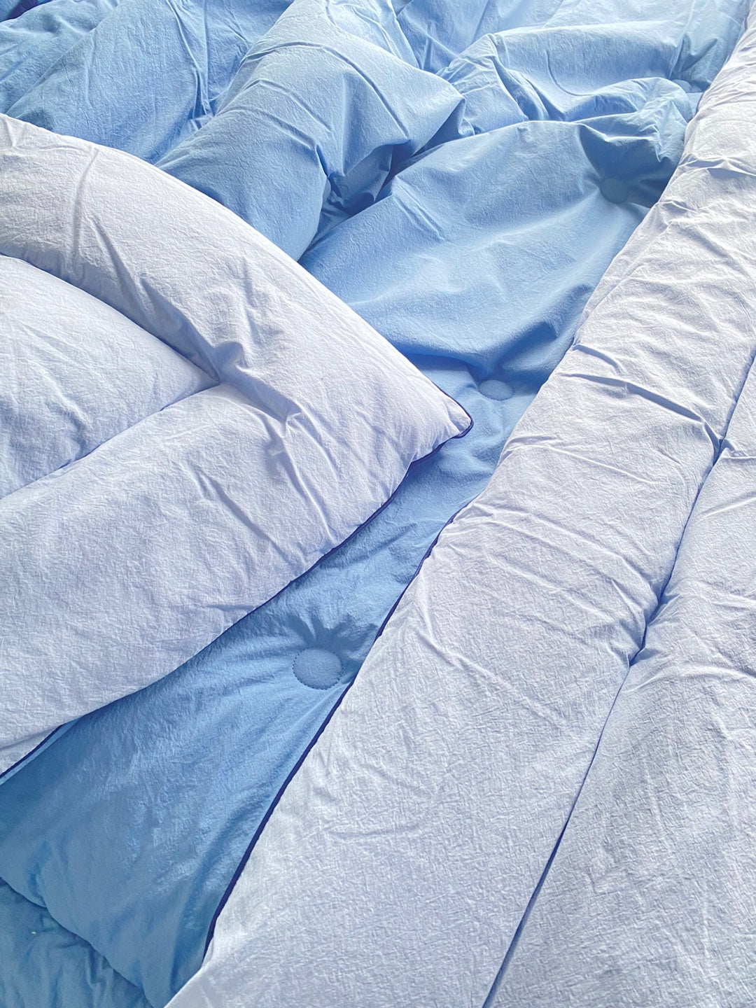 Premium 100% High Density Cotton bedding set_Blue