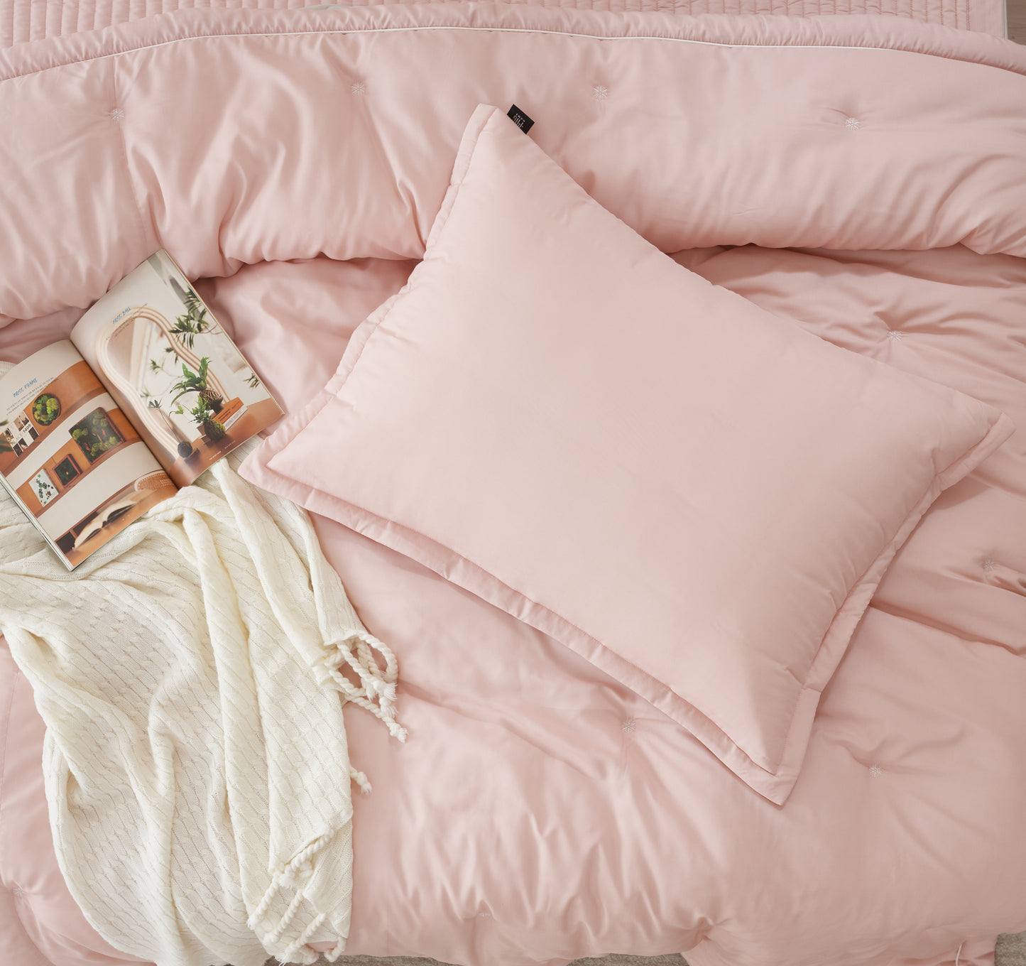 [SPECIAL] Premium 100% Tencel Modal Comforter Set - Light Pink