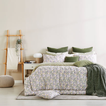 Cotton100 + Micromink Reversible Comforter Set_Queen