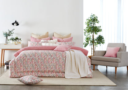 Cotton100 + Micromink Reversible Comforter Set_Single