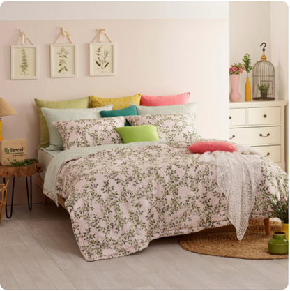 100% Tencel Modal Super Soft Summer bedding Set_Pink – PARK HOME