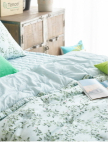 100% Tencel Modal Super Soft Summer bedding Set_Green